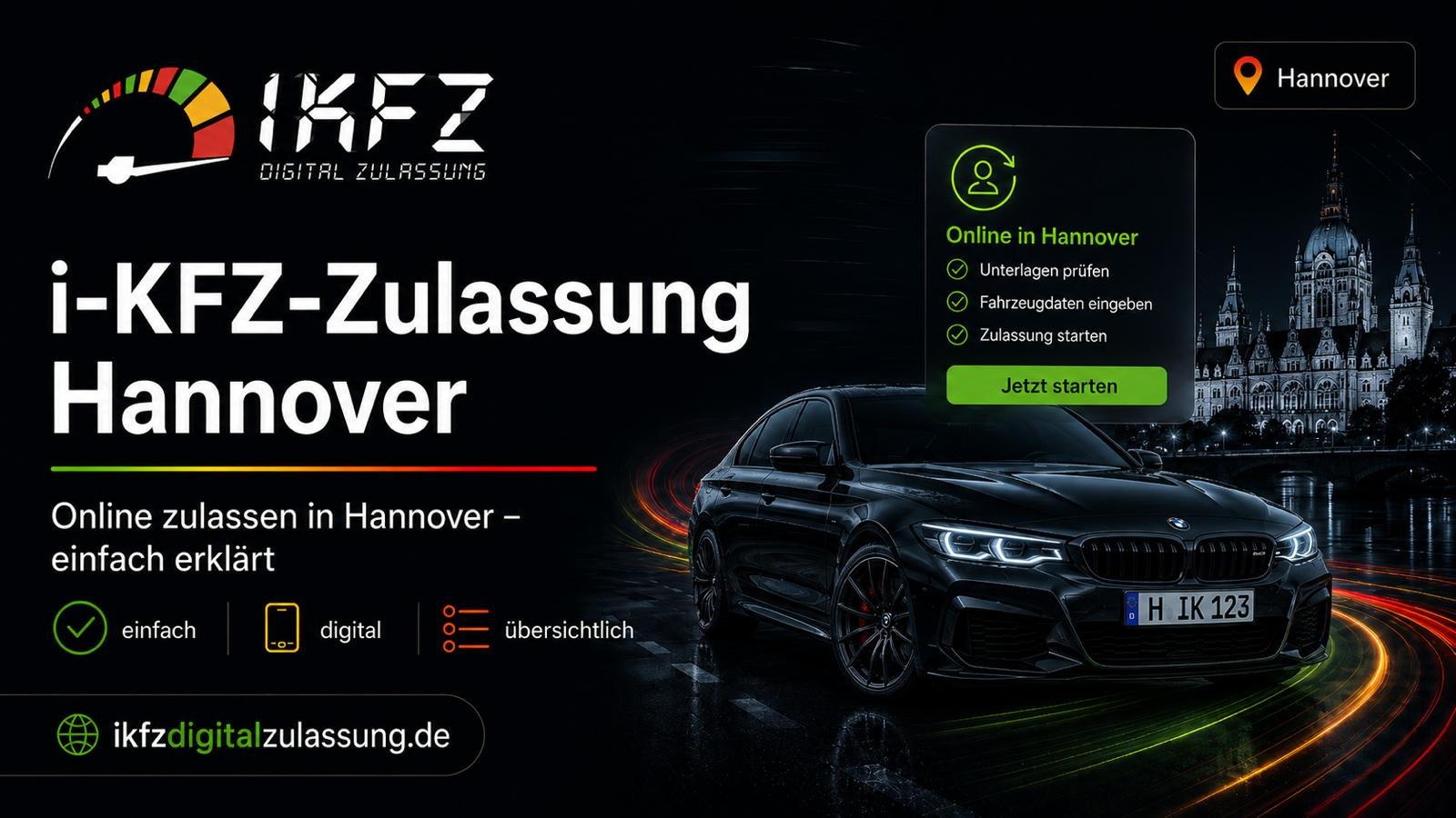 i KFZ Zulassung Hannover: Wie funktioniert die Online-Fahrzeugzulassung in Hannover?