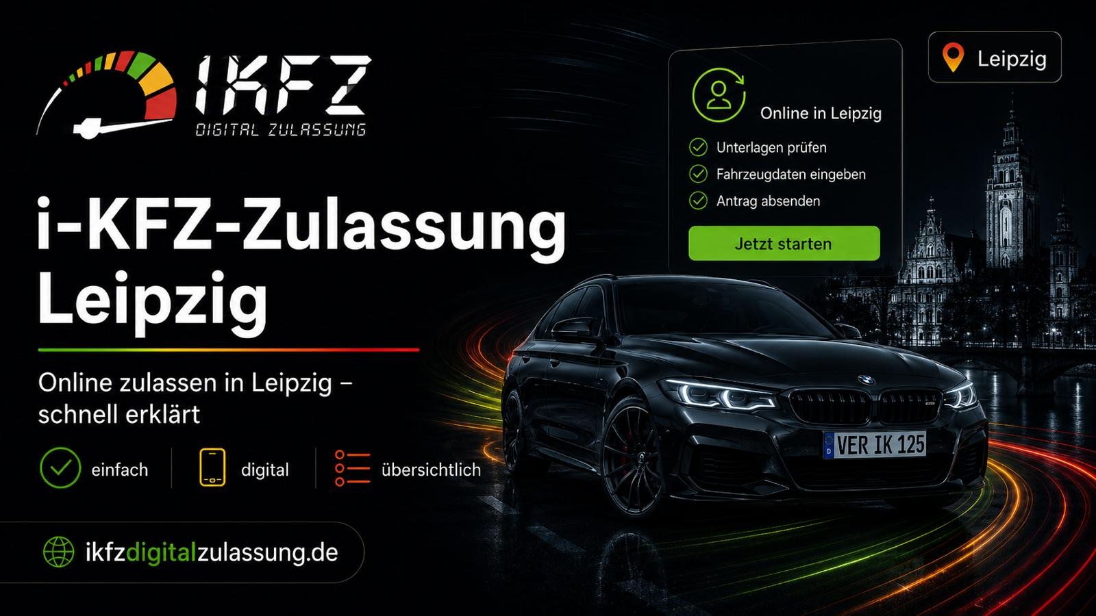 i KFZ Zulassung Leipzig: Wie funktioniert die Online-Fahrzeugzulassung in Leipzig?