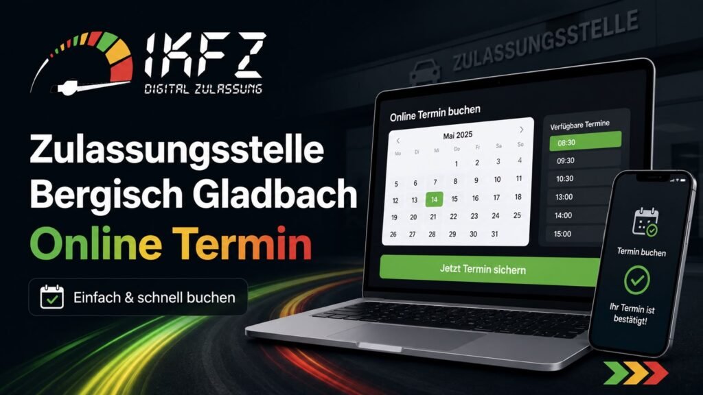 Zulassungsstelle Bergisch Gladbach online Termin: So buchen Sie Ihren Termin einfach und schnell