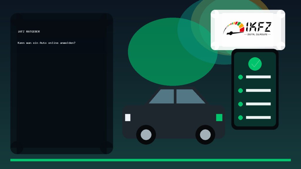Kann man ein Auto online anmelden?